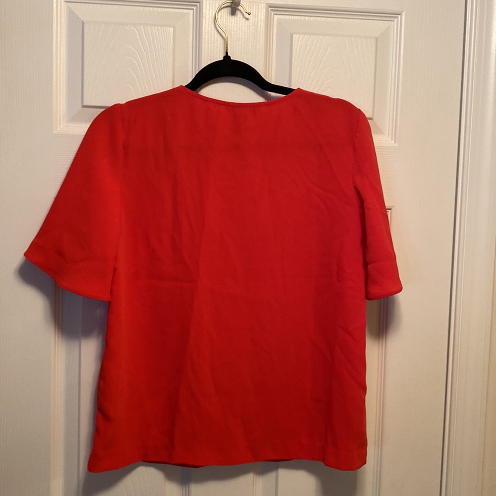 NWOT H&M Orange Blouse…size 2 - Picture 2 of 5